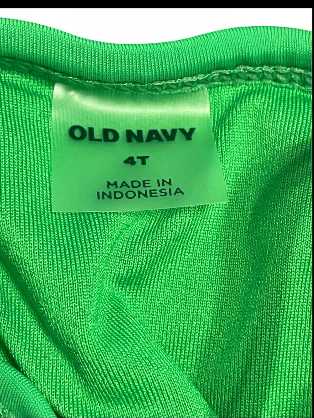 Old Navy Girls Set of 2 Swimsuits Green Ruffle & Strawberry Print One piece Set